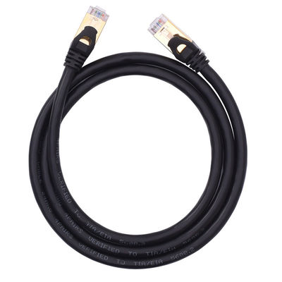 Cáp vá được bảo vệ 10 Gigabit Cat6a STP RJ45 100W PoE Ổn định