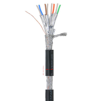 Cáp SFTP ngoài trời Cat7 Lan Double Shield CCA 28AWG Nhiều màu
