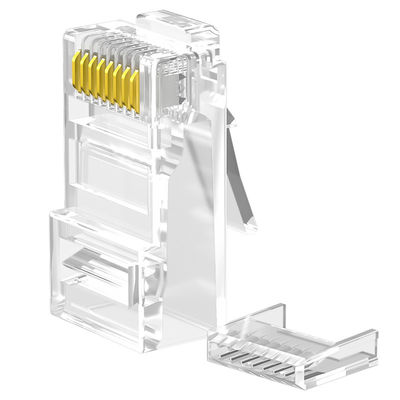 Đầu nối PC RJ45 Cat6 bền bỉ, Đầu nối UTP CAT6 được bảo vệ 8P8C