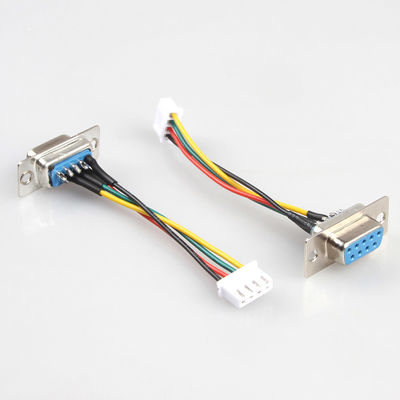 Lắp ráp khai thác dây công nghiệp bằng đồng OEM DB9 Nữ đến XH JST 3 Pin