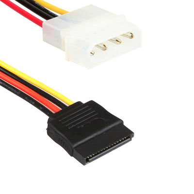 Nam Nữ Y Bộ chia cáp ổ cứng SATA Molex 4 Pin Bền