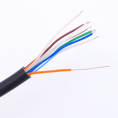 Dây vá đồng 24AWG Cat 5e, áo khoác PVC BC7 / 0.2 Cáp vá UTP Cat5e