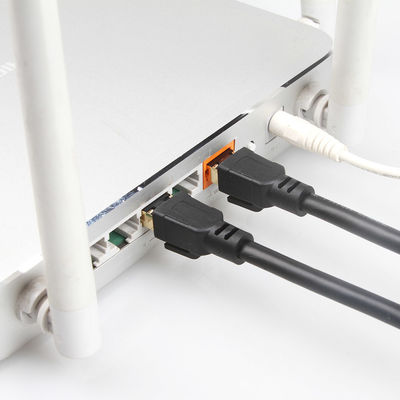 Cáp vá OEM Gigabit Ethernet Cat8 S/FTP 40Gbps 2000MHZ Thực tế