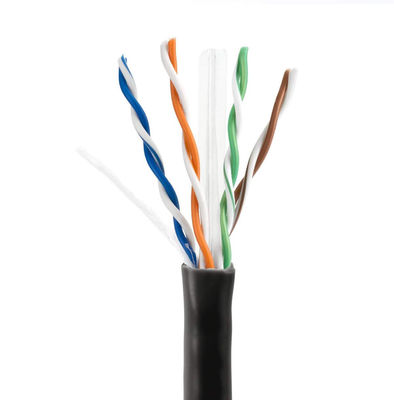 23AWG Thực tế Cáp Cat6 Lan BC 0.57 Áo khoác PVC UTP 4 Cặp 305m