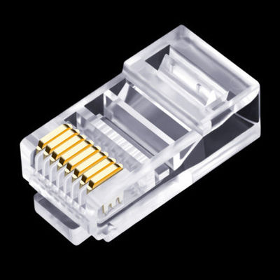 Cáp Ethernet UTP thực tế Đầu nối RJ45 cho Cat5e Cat6 Cat6a