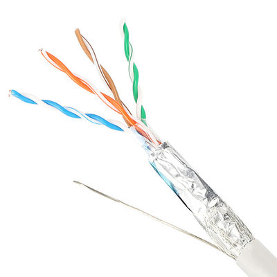 Cáp Cat5e Lan được bảo vệ kép UTP SFTP 24AWG có dây bị mắc kẹt