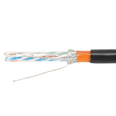 Cáp ngoài trời 23AWG Cat5e Lan Cat6 Cat6A Cat7 Cat7A với áo khoác PVC