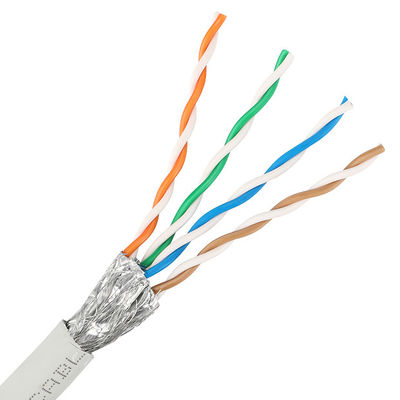 26AWG FTP LSZH Cat5e Lan Cáp BC Dây dẫn 1000 feet Nhiều màu