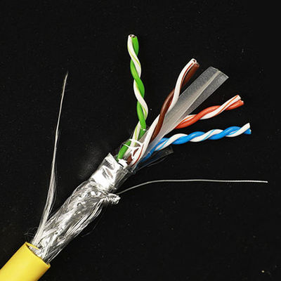 Cáp được bảo vệ LSZH 23AWG Cat6 STP SSTP Đồng trần nguyên chất hiệu suất cao