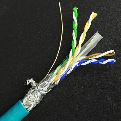 Cáp được bảo vệ LSZH 23AWG Cat6 STP SSTP Đồng trần nguyên chất hiệu suất cao