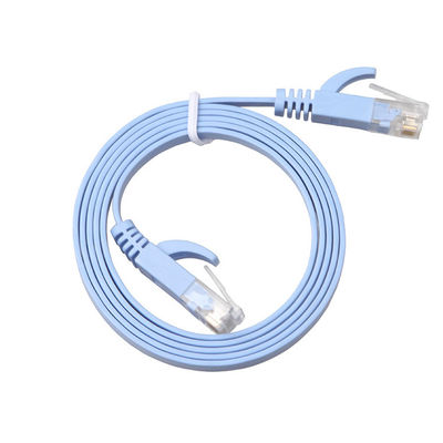 Flat Cat8 Cat7 Cat6 Patch Cord Tốc độ cao rắn 1Gbps cho máy tính