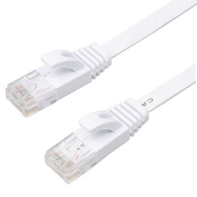 Modem Cat6 Cáp vá phẳng rắn Tốc độ cao 30 AWG có kẹp