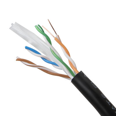 Dây nối Cat6 Cat6a màu đen cho Gigabit Ethernet 650MHz 100W PoE RJ45 UTP