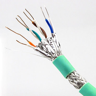 Mạng 23AWG Cat6a Lan Cáp đôi Shield STP SFTP Ethernet