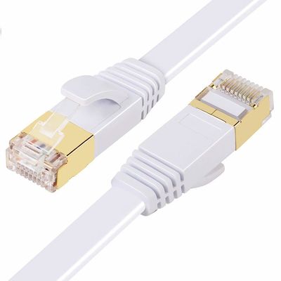 Cáp máy tính Cat7 Flat Patch Shield SFTP với đầu nối RJ45