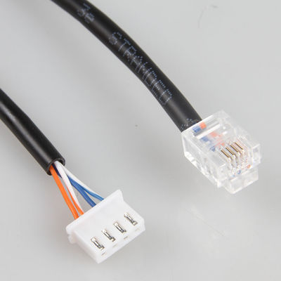 Khai thác dây công nghiệp ổn định CE, Dây nối điện thoại RJ11 6P4C đến XH2.54 4P