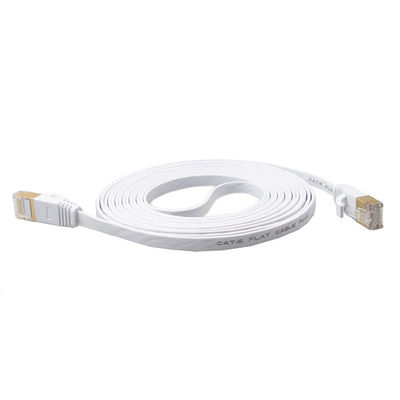 Cáp Ethernet Lan mạng Cat6 Màu trắng với đầu nối Rj45 Snagless được bảo vệ bằng vàng
