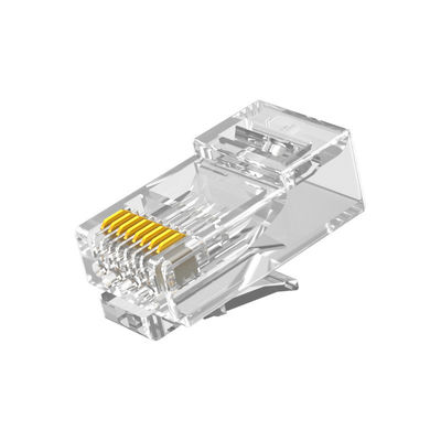 Đầu nối PC RJ45 Cat6 bền bỉ, Đầu nối UTP CAT6 được bảo vệ 8P8C