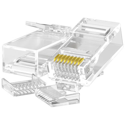 Đầu nối PC RJ45 Cat6 bền bỉ, Đầu nối UTP CAT6 được bảo vệ 8P8C