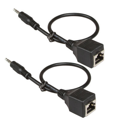 Cụm dây tùy chỉnh 3,5mm 1/8&quot; RJ45 Nam thành Nữ Cat5 Cat6