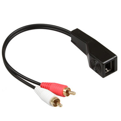 Tín Hiệu Âm Thanh RCA Cáp Âm Thanh Nổi 3.5 MM Màu Trắng Đỏ Phù Hợp Với Cat5 Cat6 Cat7 Cat8