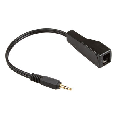 Cat5 Cat6 Cụm dây tùy chỉnh Âm thanh nổi 3,5 mm đến Bộ mở rộng âm thanh nữ RJ45
