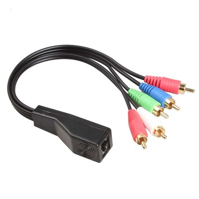 Cụm dây tùy chỉnh từ RCA sang RJ45 với bộ mở rộng âm thanh nổi Cat5 Cat6