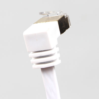 Cáp Ethernet Cat6 phẳng màu trắng ổn định, dây Gigabit Ethernet thực tế