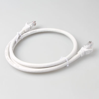 Cáp Ethernet Lan OEM Cat 6a Vỏ đồng 7 / 0.2 PVC / LSZH với đầu nối RJ45