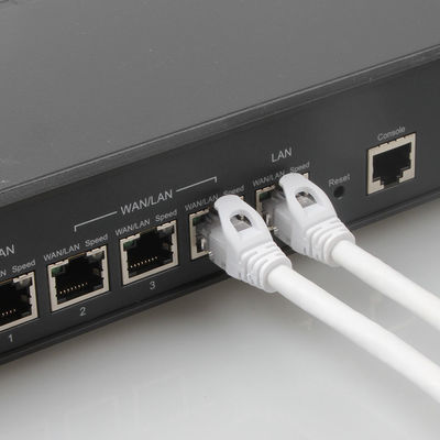Cáp Ethernet Lan OEM Cat 6a Vỏ đồng 7 / 0.2 PVC / LSZH với đầu nối RJ45