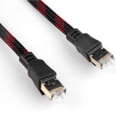 Máy tính Ethernet Cat7 Patch Cord bện nylon cho bộ định tuyến modem máy tính xách tay PC