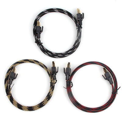 Máy tính Ethernet Cat7 Patch Cord bện nylon cho bộ định tuyến modem máy tính xách tay PC
