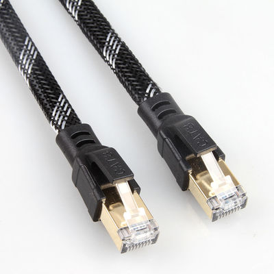 Cáp mạng Heavy Duty Rj45 Cat8, Dây bện nylon Cat 8
