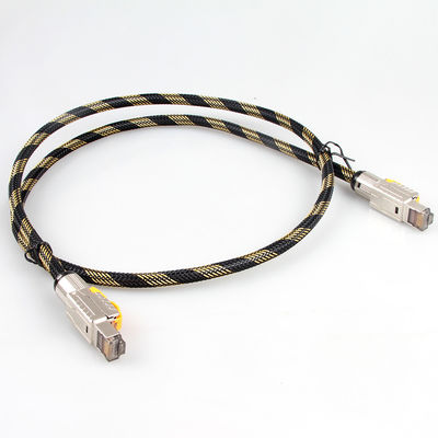 Dây Ethernet Cat 8 rắn được bảo vệ kép, Cáp mạng S / FTP 22AWG 40 Gigabit