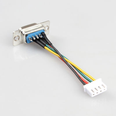 Lắp ráp khai thác dây công nghiệp bằng đồng OEM DB9 Nữ đến XH JST 3 Pin