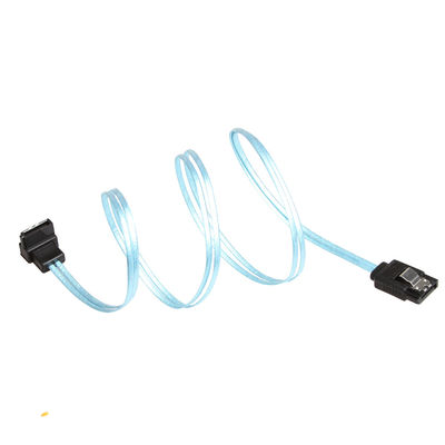Cáp mở rộng SATA 3 màu xanh 8 inch, dây nối thẳng với dây SATA 3