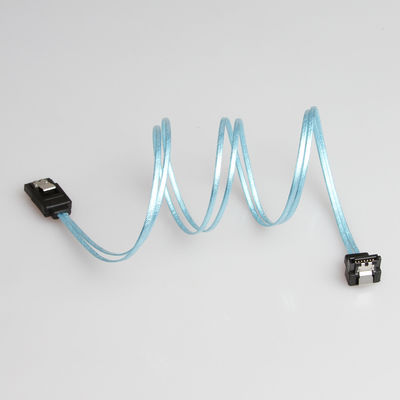 Cáp mở rộng SATA 3 màu xanh 8 inch, dây nối thẳng với dây SATA 3