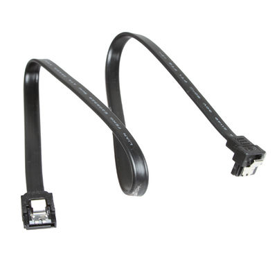 Dữ liệu 12 inch Cáp nguồn SATA 3 Góc vuông 90 độ với chốt khóa