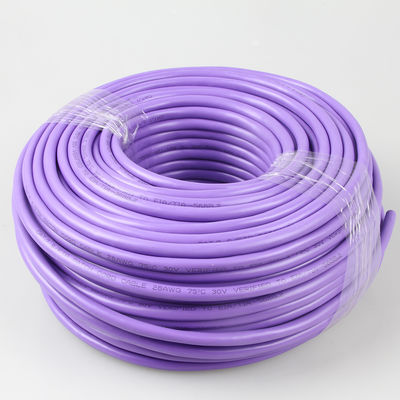 Mạng OEM Cáp Cat7 Lan Tốc độ cao 20Gbps 24AWG BC S / FTP Áo khoác PVC 4 cặp