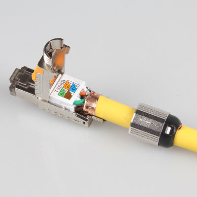 Cáp kết thúc trường Cat 7 STP, Cáp cắm mô-đun mạng RJ45 8P8C Cat 7 Patch Cable