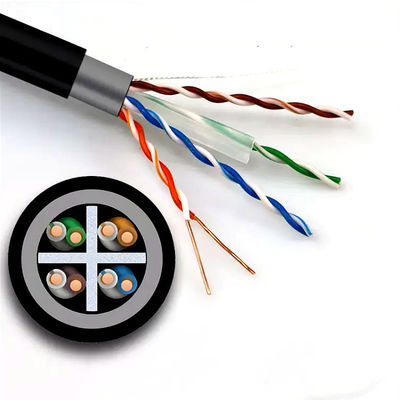 Vỏ bọc đôi Cáp mạng Cat6 Lan UTP Đồng nguyên chất cho ngoài trời