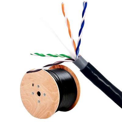 Vỏ bọc đôi Cáp mạng Cat6 Lan UTP Đồng nguyên chất cho ngoài trời