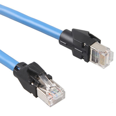 Cáp Ethernet Cat6a S / FTP 6 feet Dây mạng RJ45 Patch Cáp mạng chuỗi kéo công nghiệp